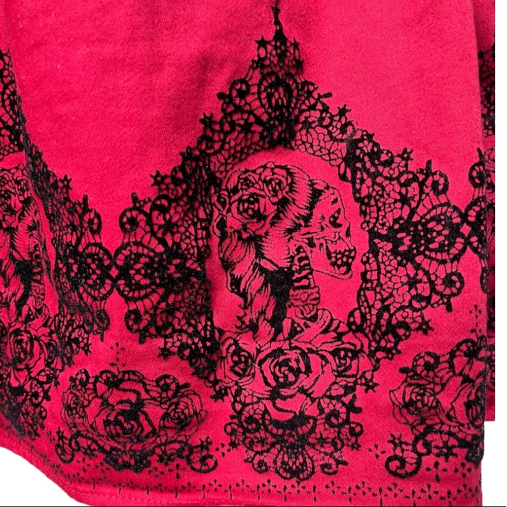 Gothic hot topic dress skull Victorian skulls vampire - Picture 3 of 5